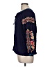 Solitaire Blue Long Sleeve Blouse Size M - photo 5