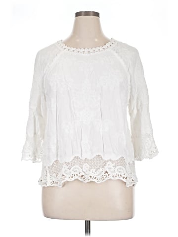 Democracy 3/4 Sleeve Blouse (view 1)