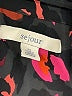Sejour 100% Polyester Floral Black Short Sleeve Blouse Size 2X - photo 8