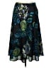 Chico's 100% Cotton Paisley Blue Casual Skirt Size Med (1) - photo 1