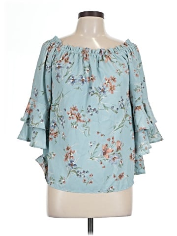 Vine & Love 3/4 Sleeve Blouse (view 1)