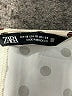 Zara Polka Dots Ivory 3/4 Sleeve Blouse Size XS - photo 7