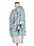 Vine & Love Blue 3/4 Sleeve Blouse Size L - photo 5
