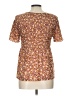 Style&Co 100% Nylon Brown Short Sleeve Blouse Size L - photo 2