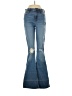Hollister Hearts Blue Jeans Size 5L - photo 1