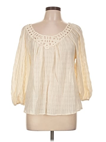 Max Studio 3/4 Sleeve Blouse (view 1)