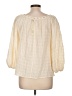 Max Studio 100% Cotton Ivory 3/4 Sleeve Blouse Size L - photo 2