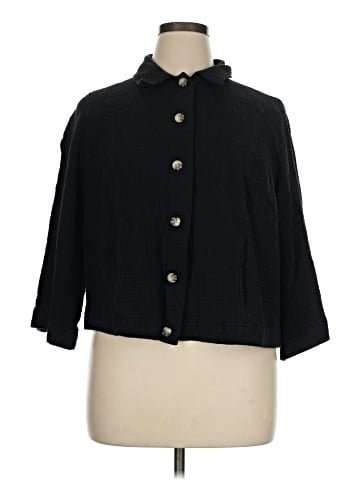Isaac Mizrahi LIVE! 3/4 Sleeve Button-Down Shirt (view 1)