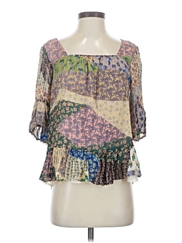 Floreat 3/4 Sleeve Blouse (view 1)