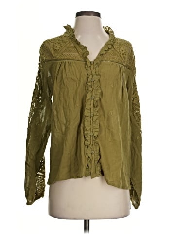 Forever That Girl for Anthropologie Long Sleeve Blouse (view 1)