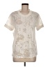 IRO Floral Ivory Short Sleeve T-Shirt Size Med (2) - photo 1