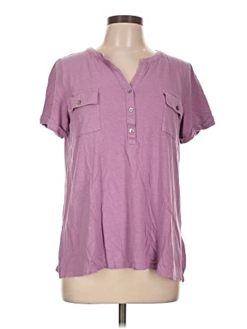J.Jill Short Sleeve Henley (view 1)