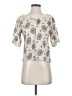 French Connection Ivory Short Sleeve Blouse Size S - photo 1