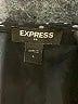 Express Outlet 100% Polyester Stars Black Long Sleeve Blouse Size L - photo 7