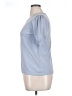 CeCe Blue Short Sleeve Top Size XL - photo 5