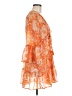 Blue Island 100% Polyester Paisley Orange Cocktail Dress Size M - photo 4
