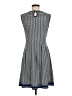 Max Studio Argyle Blue Casual Dress Size M - photo 2