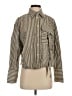 Parker 100% Cotton Stripes Brown Long Sleeve Button-Down Shirt Size S - photo 1