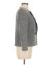 Theory 100% Cotton Chevron-herringbone Gray Blazer Size 6 - photo 4