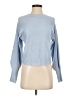 Pink Rose Blue Pullover Sweater Size S - photo 1