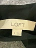 Ann Taylor LOFT 100% Polyester Solid Black Casual Dress Size 0 - photo 7
