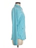 Sigrid Olsen Polka Dots Blue Track Jacket Size M - photo 4