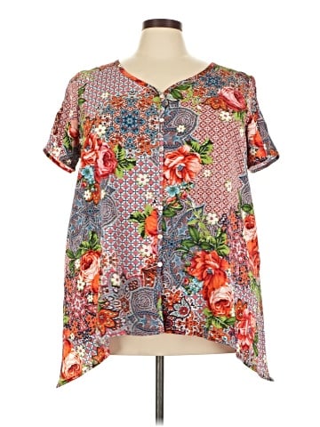 Avenue Short Sleeve Blouse (view 1)