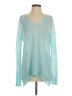 Acrobat 100% Linen Teal Pullover Sweater Size S - photo 1