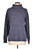 L.L.Bean Solid Blue Turtleneck Sweater Size L - photo 1