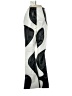 Boohoo 100% Polyurethane Graphic Silver Track Pants Size 2 - photo 2