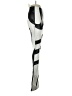 Boohoo 100% Polyurethane Graphic Silver Track Pants Size 2 - photo 4
