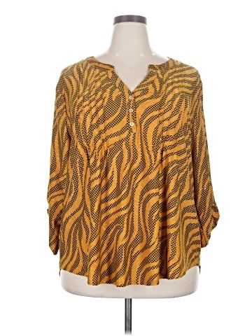 NY Collection 3/4 Sleeve Blouse (view 1)