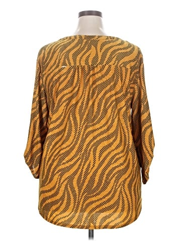 NY Collection 3/4 Sleeve Blouse (view 2)