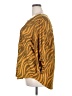 NY Collection Animal Print Gold 3/4 Sleeve Blouse Size 2X - photo 5