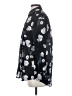 Equipment Floral Black Long Sleeve Blouse Size S - photo 5