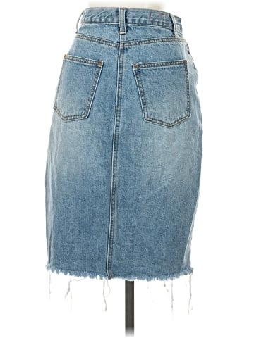 Marine Layer Denim Skirt (view 2)