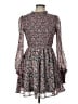 Lulus 100% Polyester Print Pink Cocktail Dress Size L - photo 1