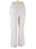 American Eagle Outfitters 100% Viscose Stripes White Casual Pants Size M - photo 2