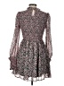 Lulus 100% Polyester Print Pink Cocktail Dress Size L - photo 2