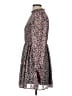 Lulus 100% Polyester Print Pink Cocktail Dress Size L - photo 5