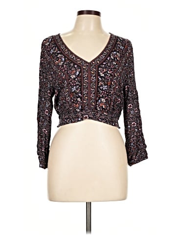 American Eagle Outfitters 3/4 Sleeve Blouse (view 1)