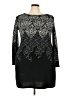Aryeh Black Cocktail Dress Size 3X - photo 1
