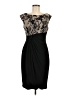Connected Apparel Black Cocktail Dress Size 8 (petite) - photo 1