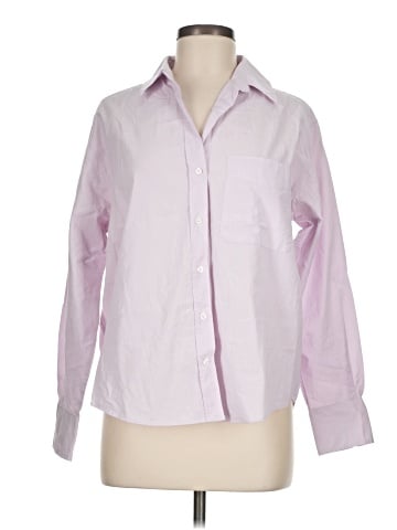 Zara Long Sleeve Button-Down Shirt (view 1)