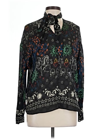 Sandro Long Sleeve Blouse (view 1)