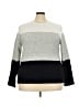 J.Crew Factory Store Color Block Gray Pullover Sweater Size 2X - photo 1