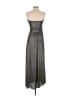 Unbranded 100% Polyester Metallic Silver Cocktail Dress Size M - photo 2