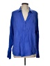 Thesis 100% Rayon Blue Long Sleeve Blouse Size L - photo 1