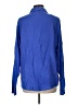 Thesis 100% Rayon Blue Long Sleeve Blouse Size L - photo 2
