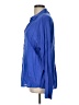 Thesis 100% Rayon Blue Long Sleeve Blouse Size L - photo 5